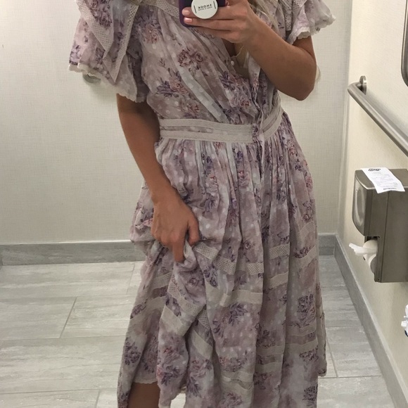 SOLD - Claribel Dress in Powder - Picture 5 of 6